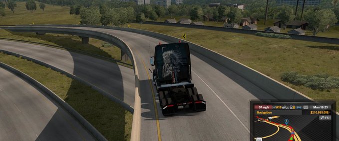 Mods [ATS] TRUCK CAMERA DISTANCE 1.38.X American Truck Simulator mod
