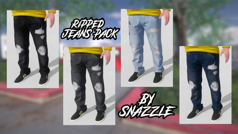 Skater XL: Ripped Jeans Pack v 1.0 Gear, Pants Mod für Skater XL
