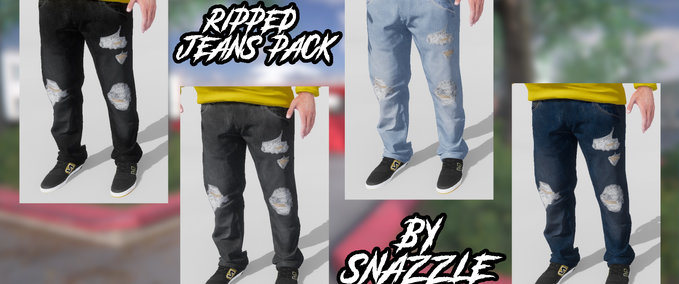 Gear Ripped Jeans Pack Skater XL mod