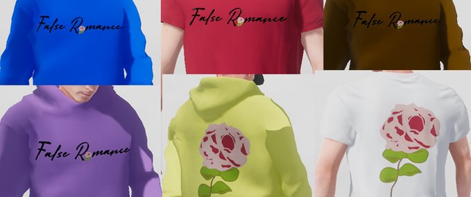 Gear False Romance-Rose Drop Skater XL mod