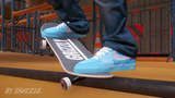 Off White Nike Air Force One Blue Mod Thumbnail