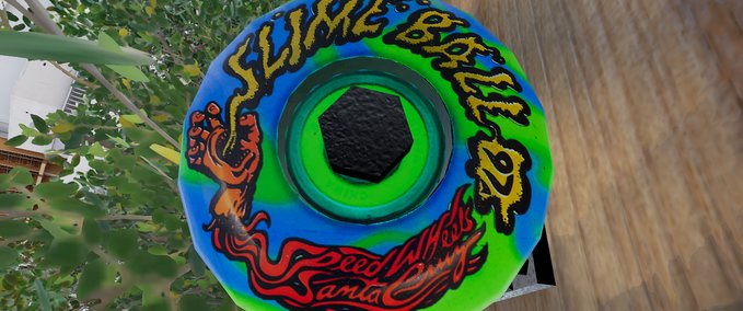 Gear Santa Cruz Slime Balls Vomit Skater XL mod