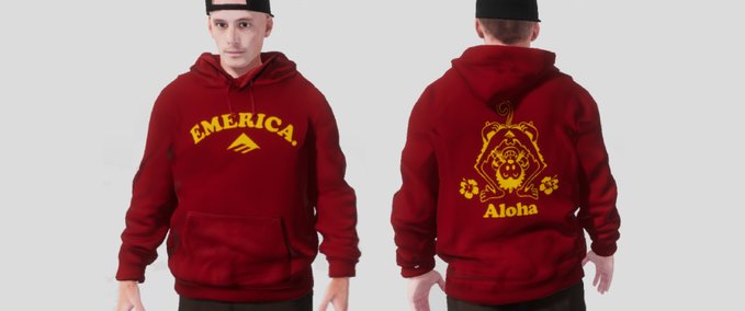 Other Emerica Aloha Hoodie Skater XL mod