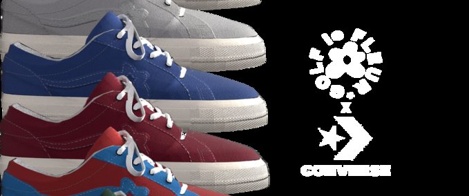 Shoes GOLF le FLEUR x Converse - Shoe Pack Skater XL mod