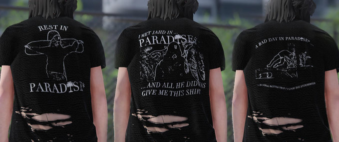 Other "PARADISE*" Merch Pack Skater XL mod