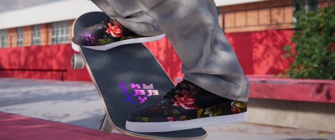 Gear Nike SB Janoski Dark Floral Skater XL mod