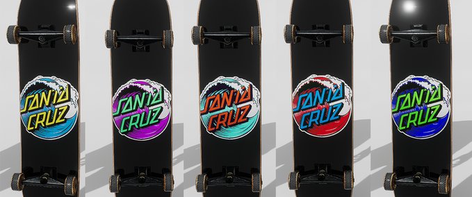 Gear Santa Cruze [FOIL] Deck 5 pack Skater XL mod