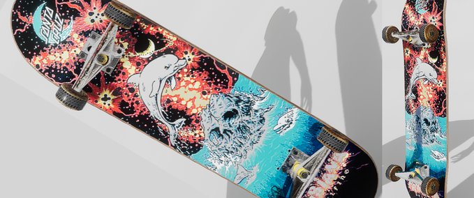 Gear Sant Cruz [FOIL] Delfino Deck Skater XL mod