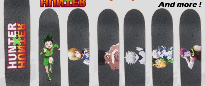 Gear Hunter X Hunter Gripatape Pack Skater XL mod