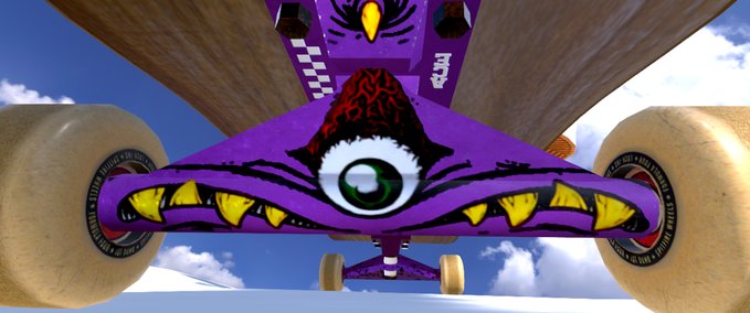 Gear Ace Coping Monster Purple Skater XL mod