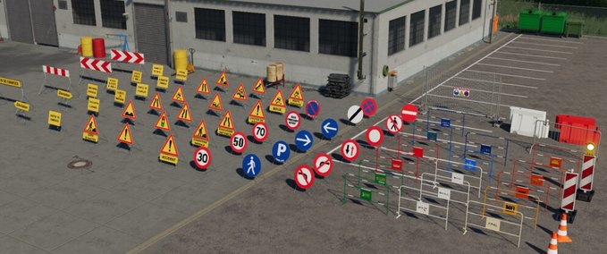 Objekte Traffic Signs Landwirtschafts Simulator mod