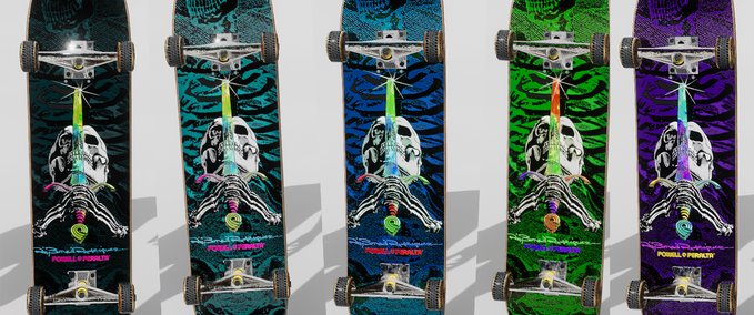 Gear Powell Bones [FOIL] Deck 5 pack Skater XL mod