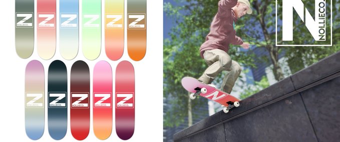 Gear Nollie Co. Beautiful Gradients Series Skater XL mod