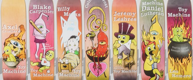 Gear Toy Machine Valentines Series Skateboard Deck Pack Skater XL mod