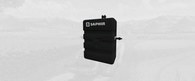 Gewichte SAPHIR 800 KG GEWICHT Landwirtschafts Simulator mod