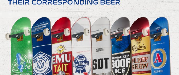 Gear Cosmic Skateboards Cosmic Beer Series Skater XL mod