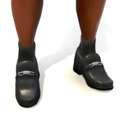 Black Dress Shoes with Buckle Mod Thumbnail
