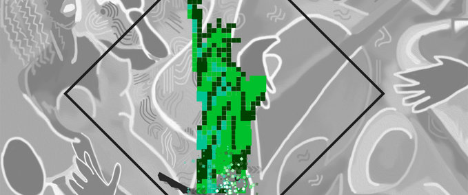 Level Statue of Liberty Mondrian - Plastic Reality mod