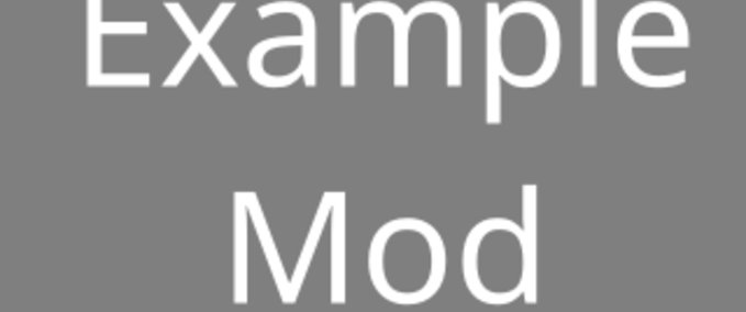 Sonstiges Example Mod Trains & Things mod