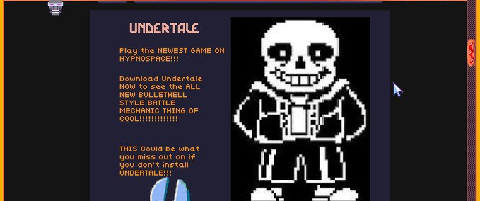 Hypnospace Outlaw: Undertale Download Page v 1.0.0 Page Mod für Hypnospace  Outlaw