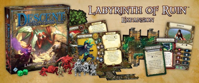 120 minutes+ Descent 2.0: Labyrinth of Ruin Expansion Tabletop Playground mod