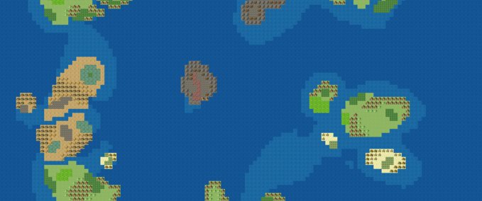 Map Small islands 9 Nations mod