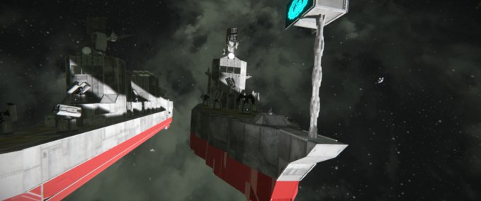 Blueprint BIG BATTLE  SHIP MK2 Space Engineers mod