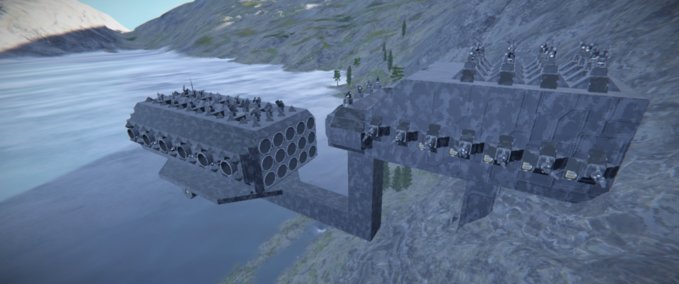 Blueprint Bearded's Forgotten FOB .001 Space Engineers mod