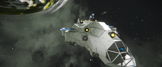 Blueprint UFF Angel Cargo Ship Space Engineers mod