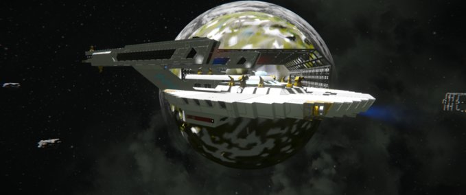 Blueprint Star Trek - Sirius Escort Frigate Space Engineers mod