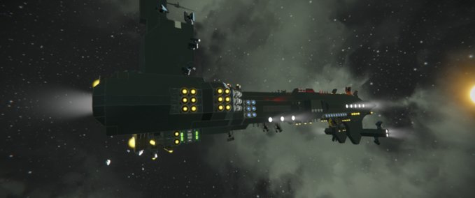 Blueprint UAPED THE HARBINGER OF WAR Space Engineers mod