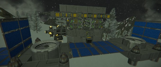 Blueprint Large Grid moble base Space Engineers mod