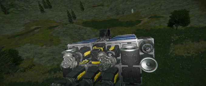 Blueprint Static Grid 6962 Space Engineers mod