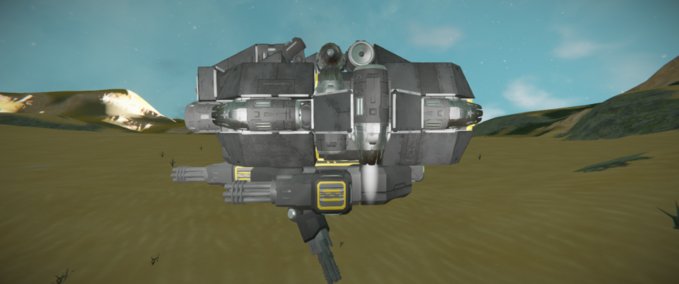 Blueprint Warshark-Class Destroyer Drone Space Engineers mod