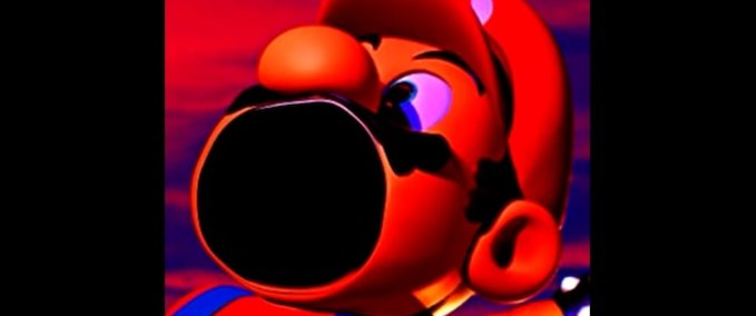 The Horror of Mario Screaming Mod Image