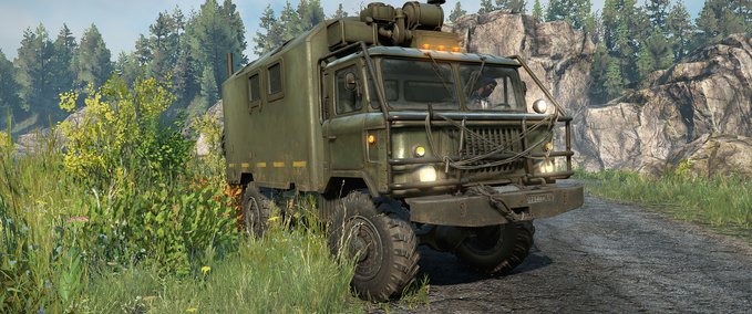 Subscribe GAZ-66 SnowRunner mod
