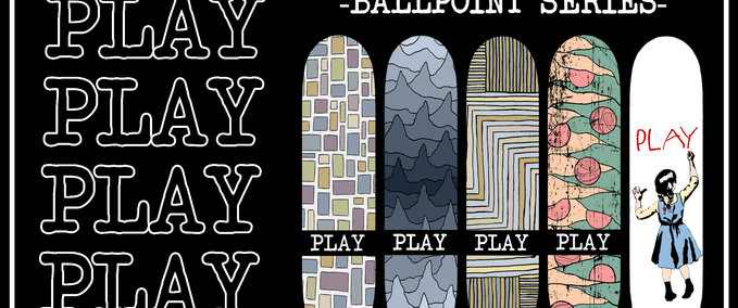 Other PLAY - BALLPOINT SERIES DECKS Skater XL mod