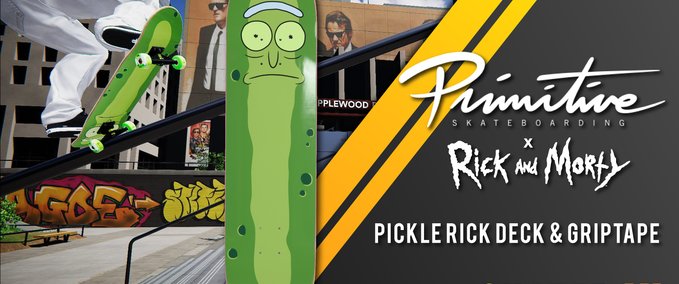 Gear Primitive x Rick & Morty Pickle Rick [Urban_Fox] Skater XL mod