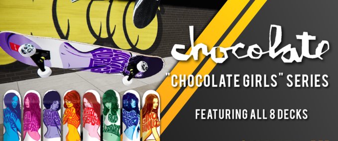 Gear Chocolate - Girls Series Decks [Urban_Fox] Skater XL mod