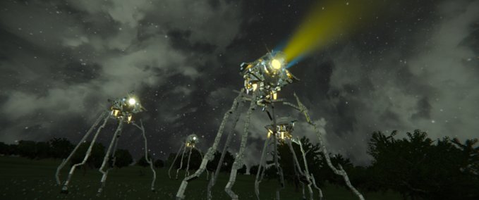 Blueprint New War of the Worlds Space Engineers mod