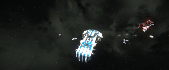 Blueprint The Athens corvette class Space Engineers mod