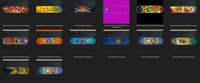 Other Grimple Stix Deck Pack Skater XL mod