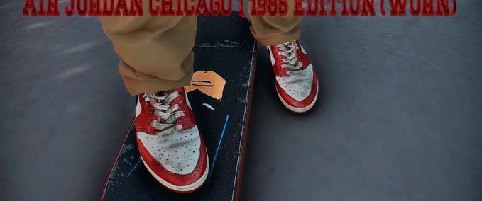 Gear Air Jordan "Chicago" 1985 Edition (Worn) Skater XL mod