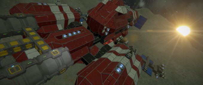 Blueprint Big Red Space Engineers mod