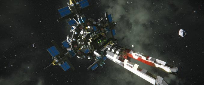 Blueprint E.C.N Heavens Fury Space Engineers mod