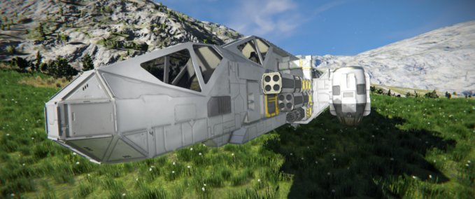 Blueprint Small survival fighter Space Engineers mod