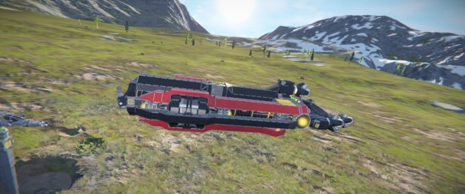 Blueprint Weaponised mining ship Space Engineers mod