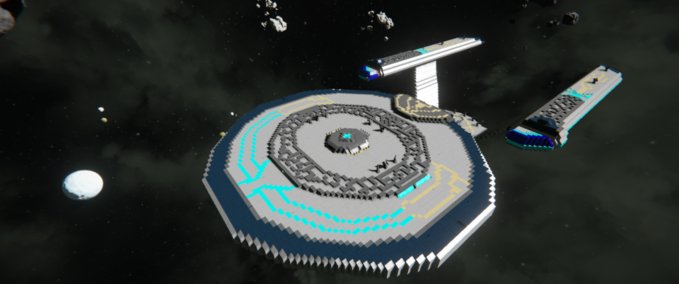 Blueprint USS GALAXY NCC 5101 A Space Engineers mod