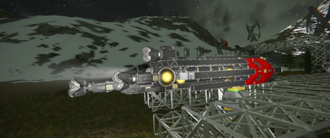 Blueprint Mining ship Space Engineers mod