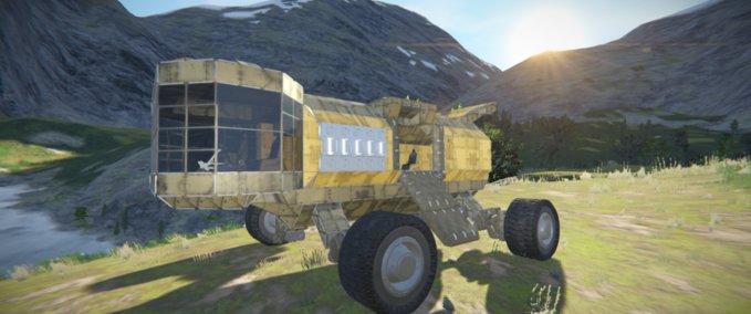 Blueprint Simple rover (basic internal) Space Engineers mod